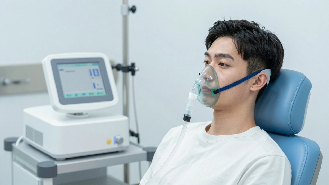 Процедура непрямой калометрии с использованием респирометра в клинике